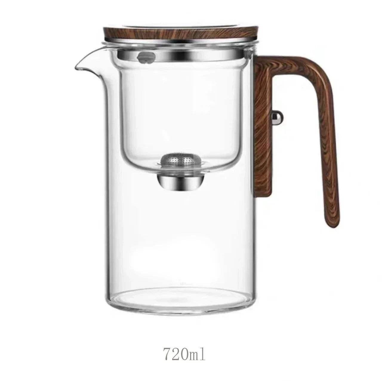 Bule de Vidro com Infusor - Para Cafés e Chás