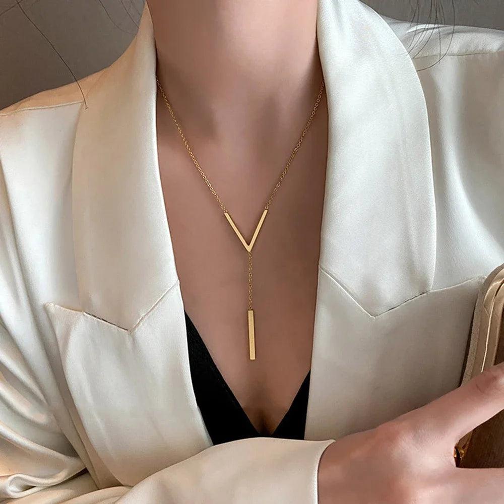 Colar Longo - Aurora - Banho em ouro 18k - Exclusivo