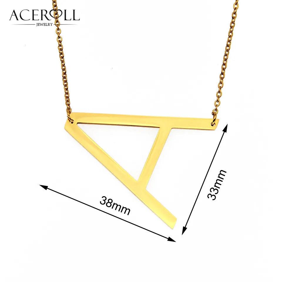 Colar Letra do seu Nome - Banhado a ouro 18k - Promoção