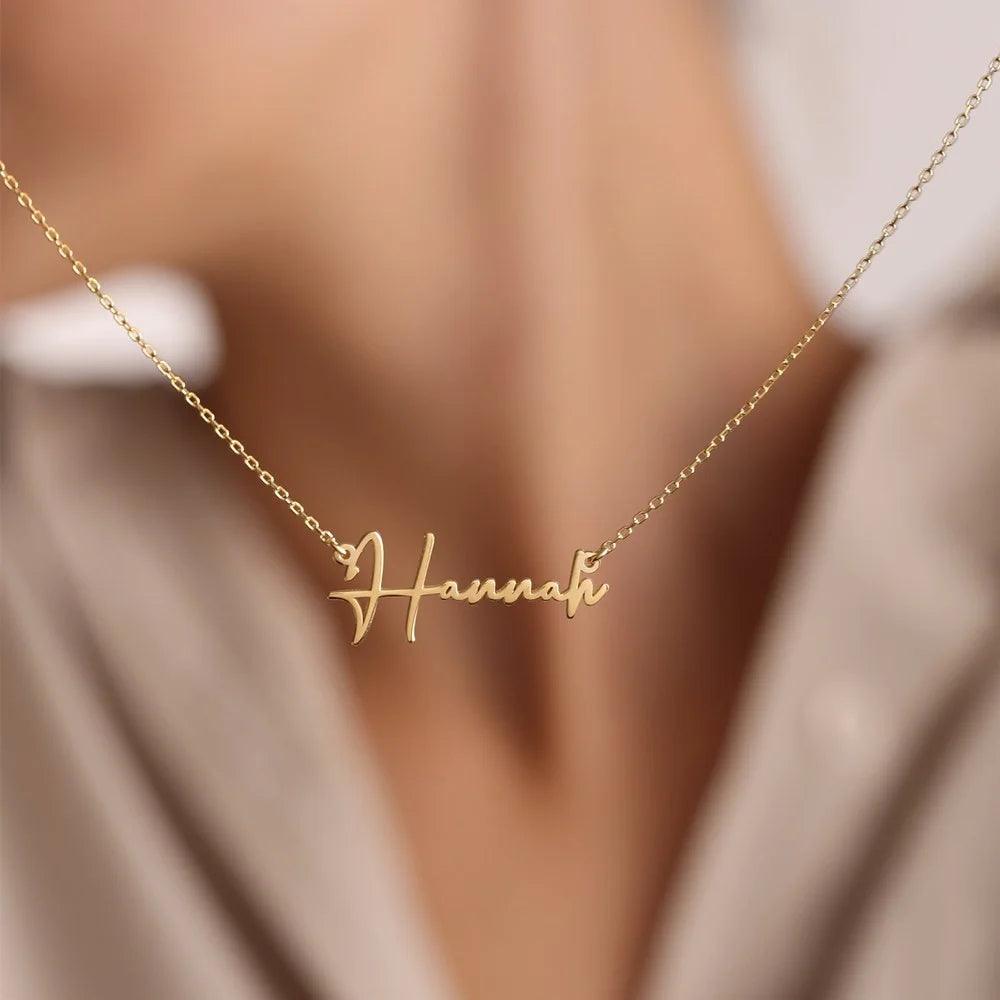 Colar personalizável - Aço inoxidável - Corrente Tijolinho - 2º unidade com 15% OFF