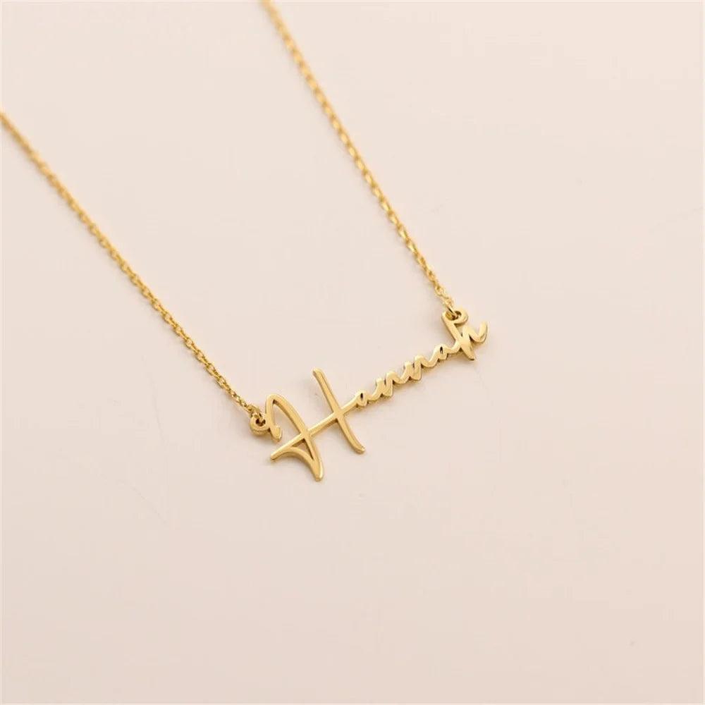 Colar personalizável - Aço inoxidável - Corrente Tijolinho - 2º unidade com 15% OFF